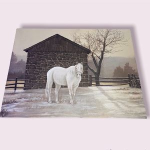 Horse picture wall decor